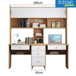 [FREESHIP HCM] Bàn Học, Bàn Làm Việc Gỗ MDF Chống Ẩm Tatana BH015 - Có Thiết Kế Theo Yêu Cầu