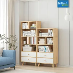 [FREESHIP HCM] Kệ Sách Gỗ MDF Nhiều Tầng Tatana KS010 - Có Thiết Kế Theo Yêu Cầu Khách Hàng