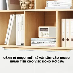 [FREESHIP HCM] Kệ Sách Gỗ MDF Tatana KS015 - Có Thiết Kế Theo Yêu Cầu Khách Hàng