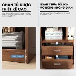 [FREESHIP HCM] Kệ Sách Gỗ MDF Tatana KS019 - Có Thiết Kế Theo Yêu Cầu Khách Hàng