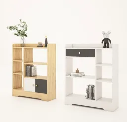 [FREESHIP HCM] Kệ Sách Gỗ MDF Tatana KS022 - Có Thiết Kế Theo Yêu Cầu Khách Hàng