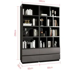 [FREESHIP HCM] Kệ Sách, Tủ Sách Gỗ MDF Tatana KS024 - Có Thiết Kế Theo Yêu Cầu Khách Hàng