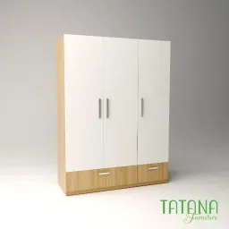 [FREESHIP HCM] Tủ Quần Áo Cánh Mở, Nội Thất Phòng Ngủ Gỗ MDF Tatana TU020 - Có Thiết Kế Theo Yêu Cầu