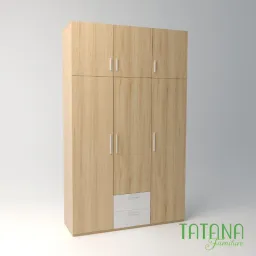 [FREESHIP HCM] Tủ Quần Áo Cánh Mở, Nội Thất Phòng Ngủ Gỗ MDF Tatana TU021 - Có Thiết Kế Theo Yêu Cầu