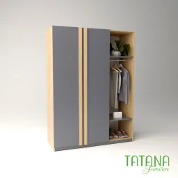 [FREESHIP HCM] Tủ Quần Áo Cánh Mở, Nội Thất Phòng Ngủ Gỗ MDF Tatana TU024 - Có Thiết Kế Theo Yêu Cầu