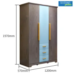 [FREESHIP HCM] Tủ Quần Áo Cánh Mở, Nội Thất Phòng Ngủ Gỗ MDF Tatana TU035 - Có Thiết Kế Theo Yêu Cầu