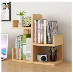 [FREESHIP] Kệ Sách Lắp Ghép Hình Xương Rồng Mini Để Bàn Gỗ MDF Tatana KS030