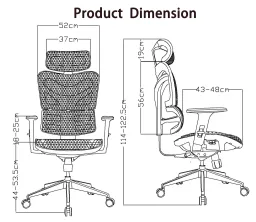 Ghế Công Thái Học Spider 10-HR