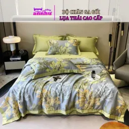 Bộ Chăn Ga Gối Lụa Thái 6D 4 Món An Như Bedding - Nhiều Mẫu Đẹp, Nhiều Size