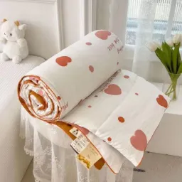 Chăn Hè Cotton Đũi Xơ Đậu Nành Mềm Kích Thước 2mx2m3 - Nhiều Mẫu Đẹp