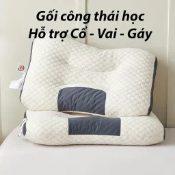 Gối Công Thái Học Kích Thước 48*74cm An Như Bedding