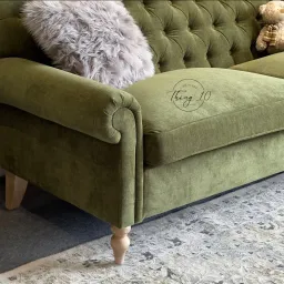 Sofa Tay Cuộn Lưng Nút Dài 1m8