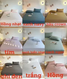 Ga Giường Cotton Tici EmmiBedding (Không Kèm Vỏ Gối) Mềm Mịn, Không Phai Màu