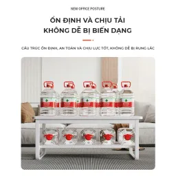 Bàn Trà Sofa Phòng Khách Chân Sắt Sơn Tĩnh Điện Thương Hiệu ILUMIA - GM135