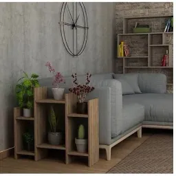 Kệ Gỗ Cạnh Sofa Hay Kệ Góc Nhà Trang Trí Phòng Khách Mà Tiện Dụng