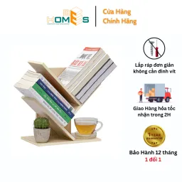 Kệ Sách Xương Cá MDF Behomes