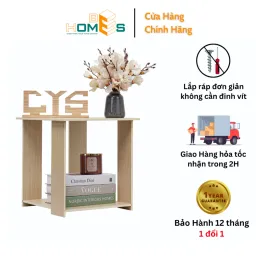 Kệ Tab Đầu Giường MDF Behomes 40x40cm