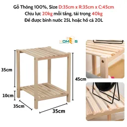 Kệ Tab Gỗ 2 Tầng