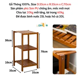 Kệ Tab Gỗ 3 Tầng