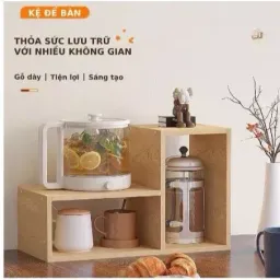 Kệ Để Gia Vị Bằng Gỗ Phòng Bếp Giúp Ngăn Nắp Sạch Sẽ