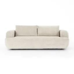 Oatmilk Sofa ( 2 Chỗ Ngồi ) - Thiết Kế Bo Tròn Tối Giản