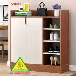 Tủ Giày Hiện Đại Nhiều Ngăn Để Giày VTG01- VĐ Smart Furrniture NỘI THẤT LẮP RÁP VIENDONGADV