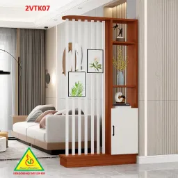 Tủ Kệ Kiêm Vách Ngăn Phòng Khách Nhà Bếp 2VTK07 - VĐ Smart Furrniture NỘI THẤT LẮP RÁP VIENDONGADV