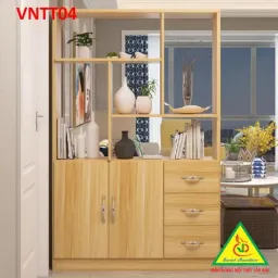 Tủ Kệ Vách Ngăn Phòng Khách Nhà Bếp Gỗ MDF VNTT04B -VĐ Smart Furrniture NỘI THẤT LẮP RÁP VIENDONGADV