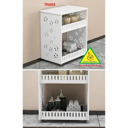 Tủ Nhà Tắm Chống Thấm Nước Gỗ Nhựa PVC TNA02 - VĐ Smart Furrniture NỘI THẤT LẮP RÁP VIENDONGADV