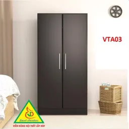 Tủ Quần Áo Thiết Kế Hiện Đại Gỗ MDF VTA03 - VĐ Smart Furrniture NỘI THẤT LẮP RÁP VIENDONGADV