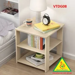 Tủ (Tab) Đầu Giường Gỗ MDF VTDG08 - VĐ Smart Furrniture NỘI THẤT LẮP RÁP VIENDONGADV