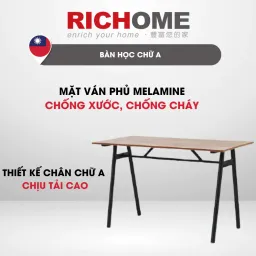 Bàn Làm Việc Chân Chữ A RICHOME TA427-1,Ván MDF Phủ Melamin Cao Cấp