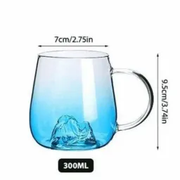 Bình, Ấm Thủy Tinh Đun Nước Xanh Quả Núi Chịu Nhiệt Nắp Nhựa 1.8 Lít