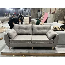 [Freeship Hà Nội] Ghế Văng Sofa Nỉ H2 Furniture Dành Cho 3 Tới 5 Người Ngồi, Sofa Phòng Khách Phong Cách Bắc Âu