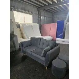 [Freeship Hà Nội] Ghế Văng Sofa Nỉ H2 Furniture Dành Cho 3 Tới 5 Người Ngồi, Sofa Phòng Khách Phong Cách Bắc Âu