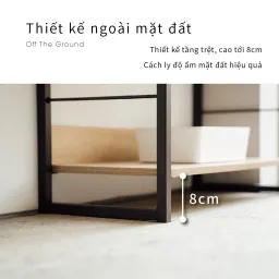 Kệ Để Đồ Đa Năng 4 Tầng, Kệ Trưng Bày RICHOME SH480-1 Ván Gỗ Phủ Melamin Cao Cấp Tiêu Chuẩn Đài Loan (Mẫu Mới)