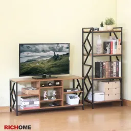 Kệ Để Đồ Đa Năng, Kệ Trưng Bày 4 Tầng RICHOME B-R-SH540-1 Mặt Gỗ Phủ Melamin (MDF) Chống Nước, Chống Cháy, Chống Xước