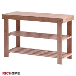 Kệ Giày Dép Đa Năng RICHOME CH1119 Kết Hợp Ghế Ngồi, Kệ Giày Dép 2 Tầng, Giá Để Giày Dép Tiện Lợi, Chắc Chắn Cho Mọi Nhà