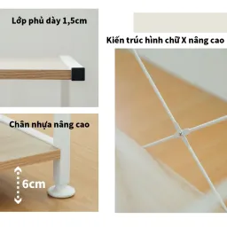 Kệ Nhà Bếp, Kệ Bếp Đa Năng Ván MDF Phủ Melamine, Kệ Bếp Đa Năng Thông Minh RICHOME SH495-D-1, SH596W