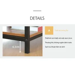 Kệ Tivi, Kệ Tab TV157 Chắc Chắn Ván Phủ MDF Chống Xước Thiết Kế Sang Trọng Tiện Lợi - RICHOME TV157