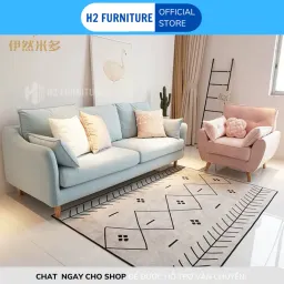 [Miễn Ship HN] Ghế Sofa H20V8 Bọc Nỉ Cao Cấp Màu Sắc Tự Chọn - Dễ Dàng Tháo Ra Vệ Sinh - Đệm Ngồi Êm Ái Đàn Hồi