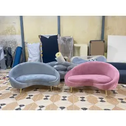 [Miễn Ship HN] Ghế Sofa Xoài Nỉ Cao Cấp / Sofa Cong Decor Đủ Màu Sắc Và Kích Thước Theo Yêu Cầu