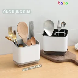 Ống Đựng Đũa Muỗng Ráo Nước Đa Năng Cho Nhà Bếp TE07