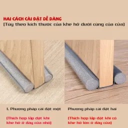 Thanh Chặn Cửa Dài 95cm Chắn Cửa, Miếng Chắn Đáy Khe Cửa Chống Thoát Hơi Máy Lạnh Ngăn Côn Trùng Bụi Bẩn (TC05)