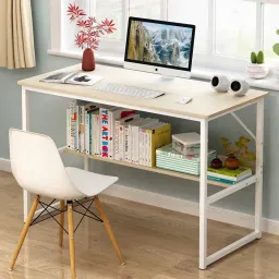 Bàn Làm Việc Kiểu Hàn S-Table, T-Table Tặng Kèm Tua Vít NTFurniture