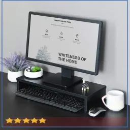 Kệ Màn Hình Máy Tính Để Bàn Có Kèm Kệ Sách Mini Tiện Lợi NTFurniture