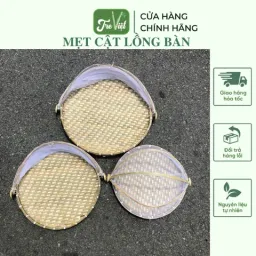 Mẹt Cật Tre Lồng Bàn/ Mẹt Lồng Bàn Đậy Đồ Ăn Tránh Bụi/ Ruồi Muỗi - Bamboo Food Storage Tray With Cover