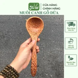 Muôi Múc Canh Gỗ Dừa - Vá Canh Gỗ Dừa Đẹp Và Thân Thiện Môi Trường