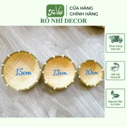 Rổ Nhỏ Decor Đựng Kẹo/ Đồ Trang Trí - Rổ Rá Tre Nhí Mini