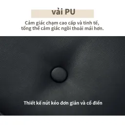 Ghế Giám Đốc, Ghế Văn Phòng Chân Xoay Bọc Da PU Cao Cấp RICHOME CH1398BK/BR Phong Cách Châu Âu Sang Trọng